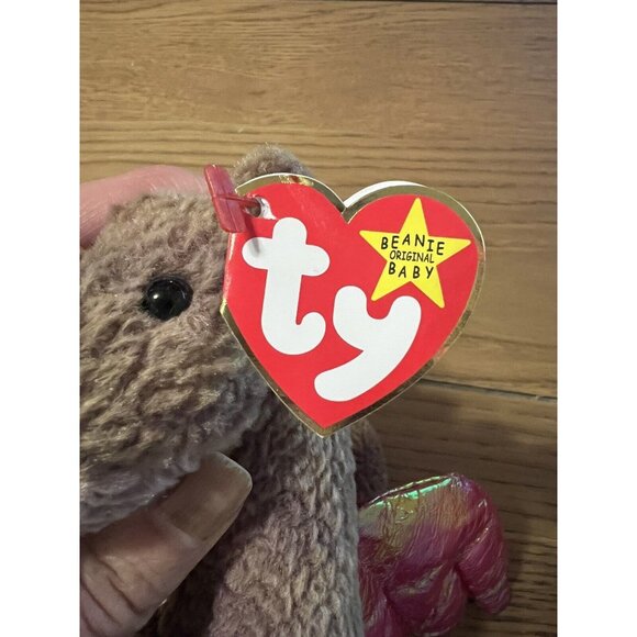TY Beanie Baby Scorch the Dragon 1998 Plush‎ Stuffed Animal with Tag - Picture 8 of 13